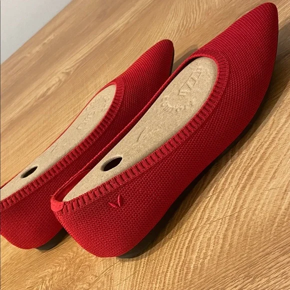 Vivaia Red Women's Flats - Picture 5 of 13